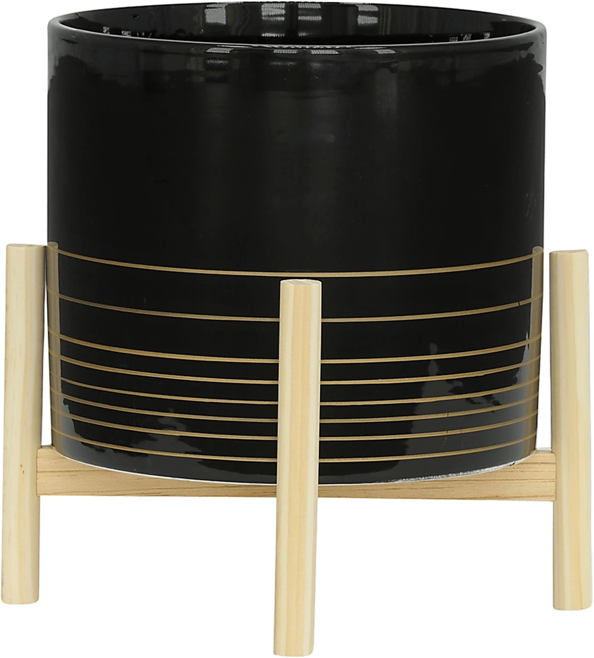 Brimlane Black Planter - Image 3