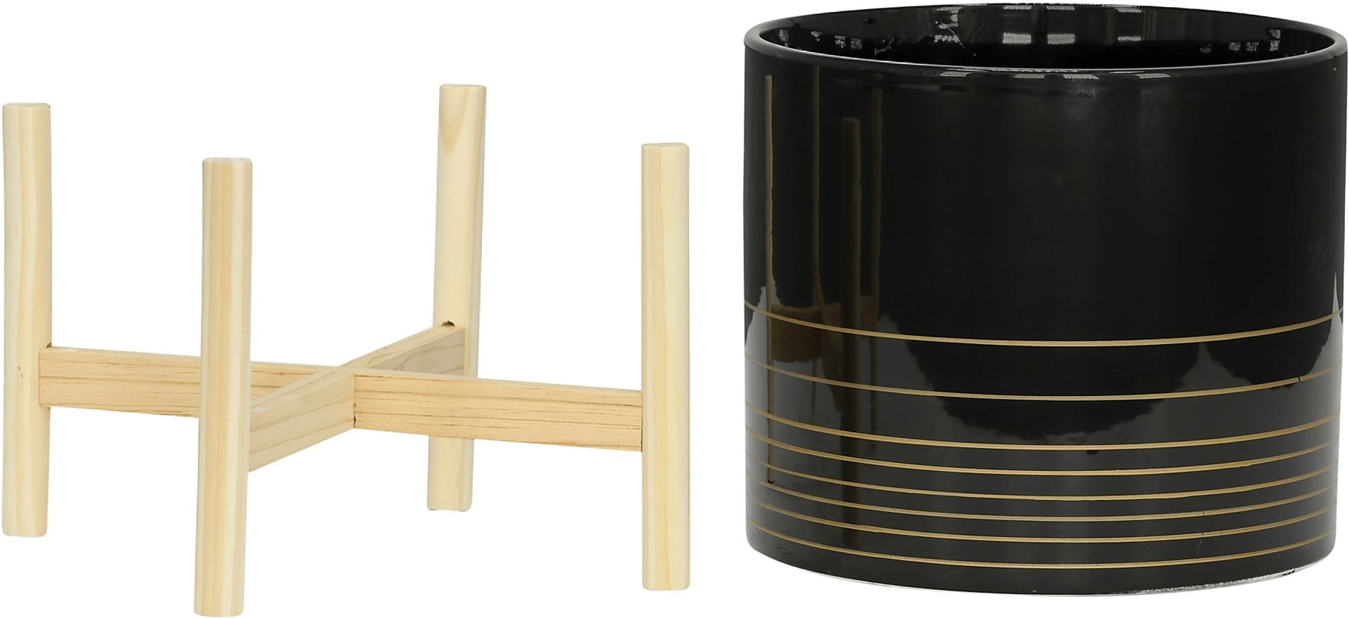 Brimlane Black Planter - Image 4