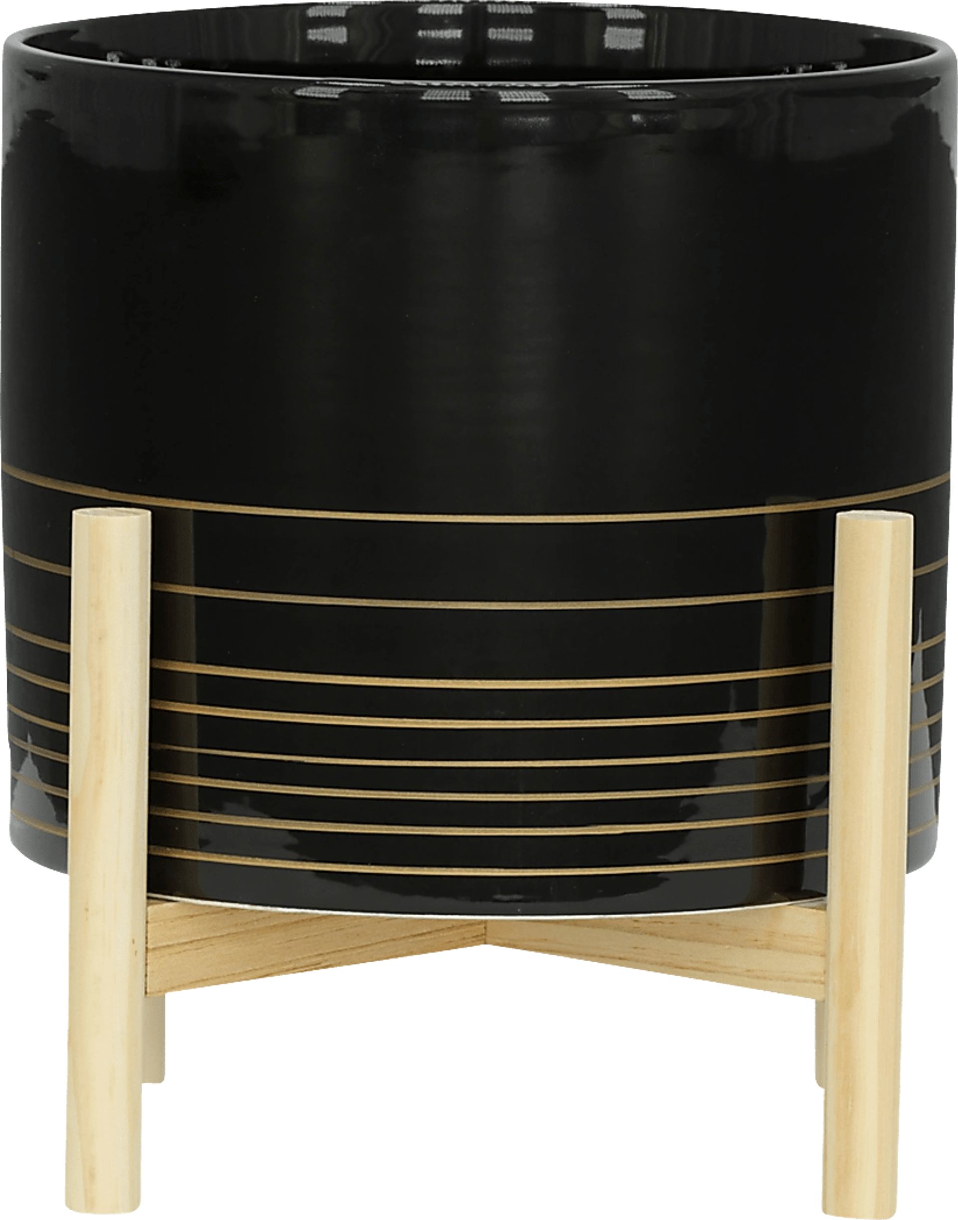Brimlane Black Planter - Image 1