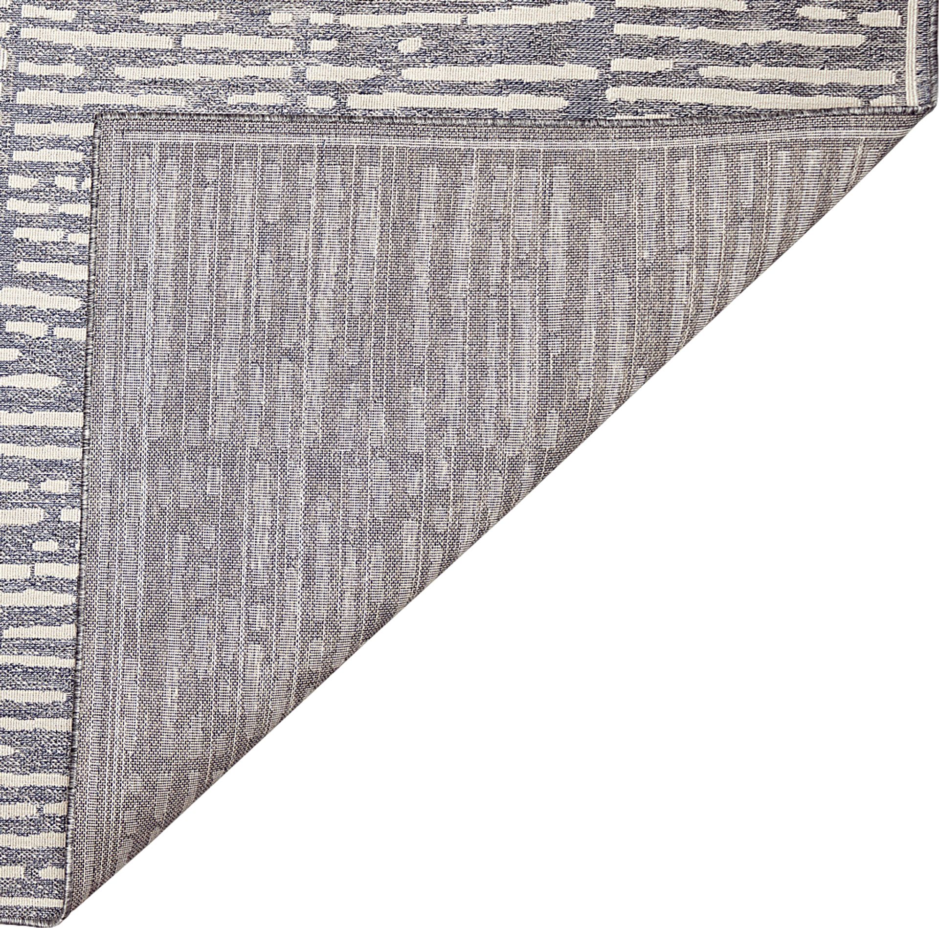 Brimley Blue 6'6 x 9'4 Indoor/Outdoor Rug - Image 6
