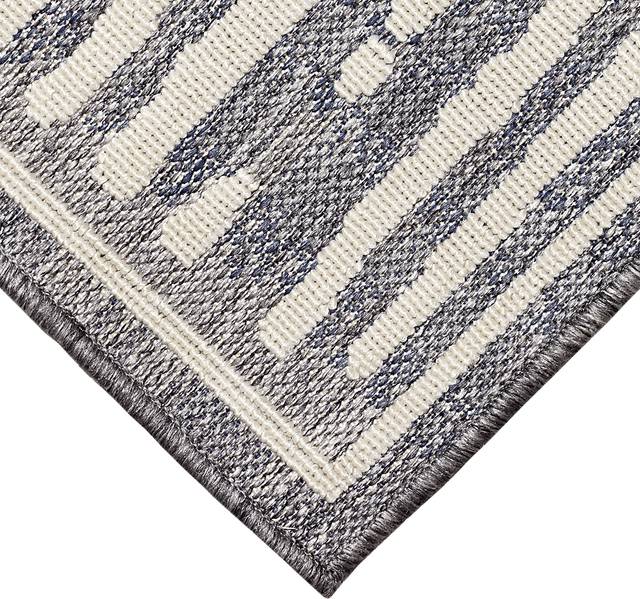 Brimley Blue 6'6 x 9'4 Indoor/Outdoor Rug - Thumbnail - Image 7