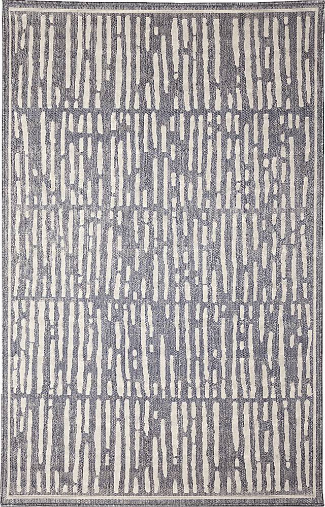 Brimley Blue 6'6 x 9'4 Indoor/Outdoor Rug - Thumbnail - Image 1