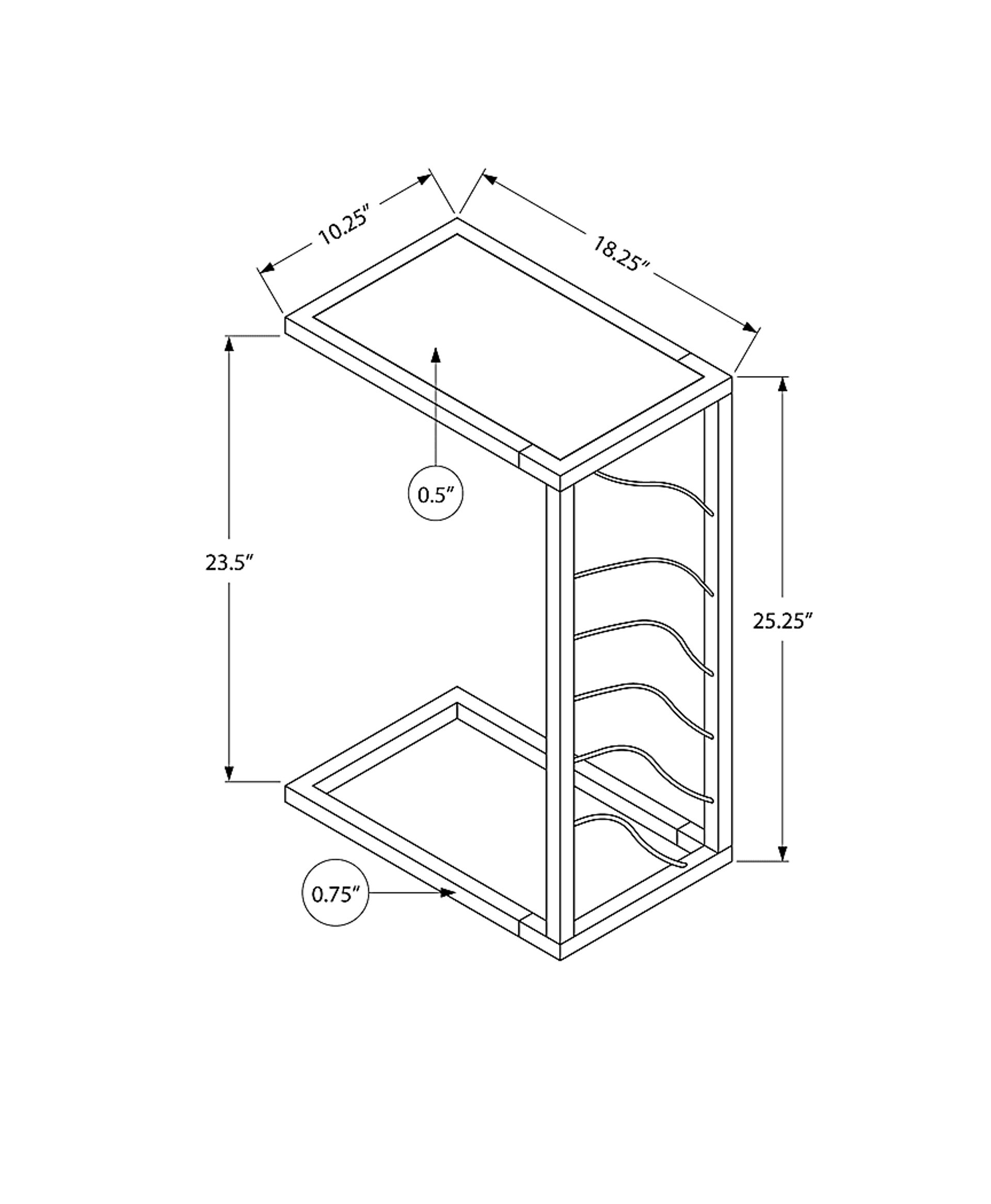 Brimmer Way White Accent Table - Image 4