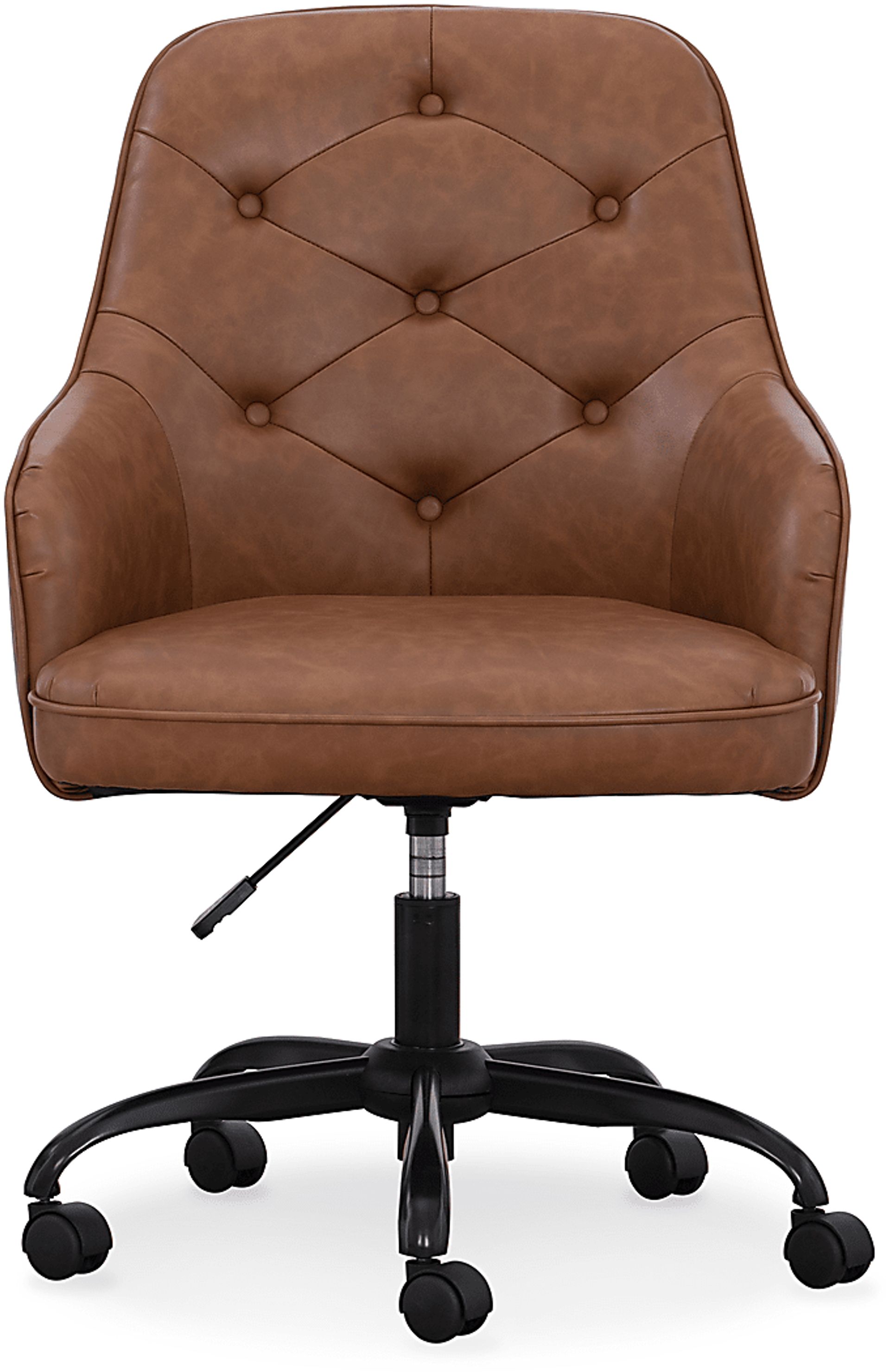 Brinamwood Cognac Office Chair - Image 3