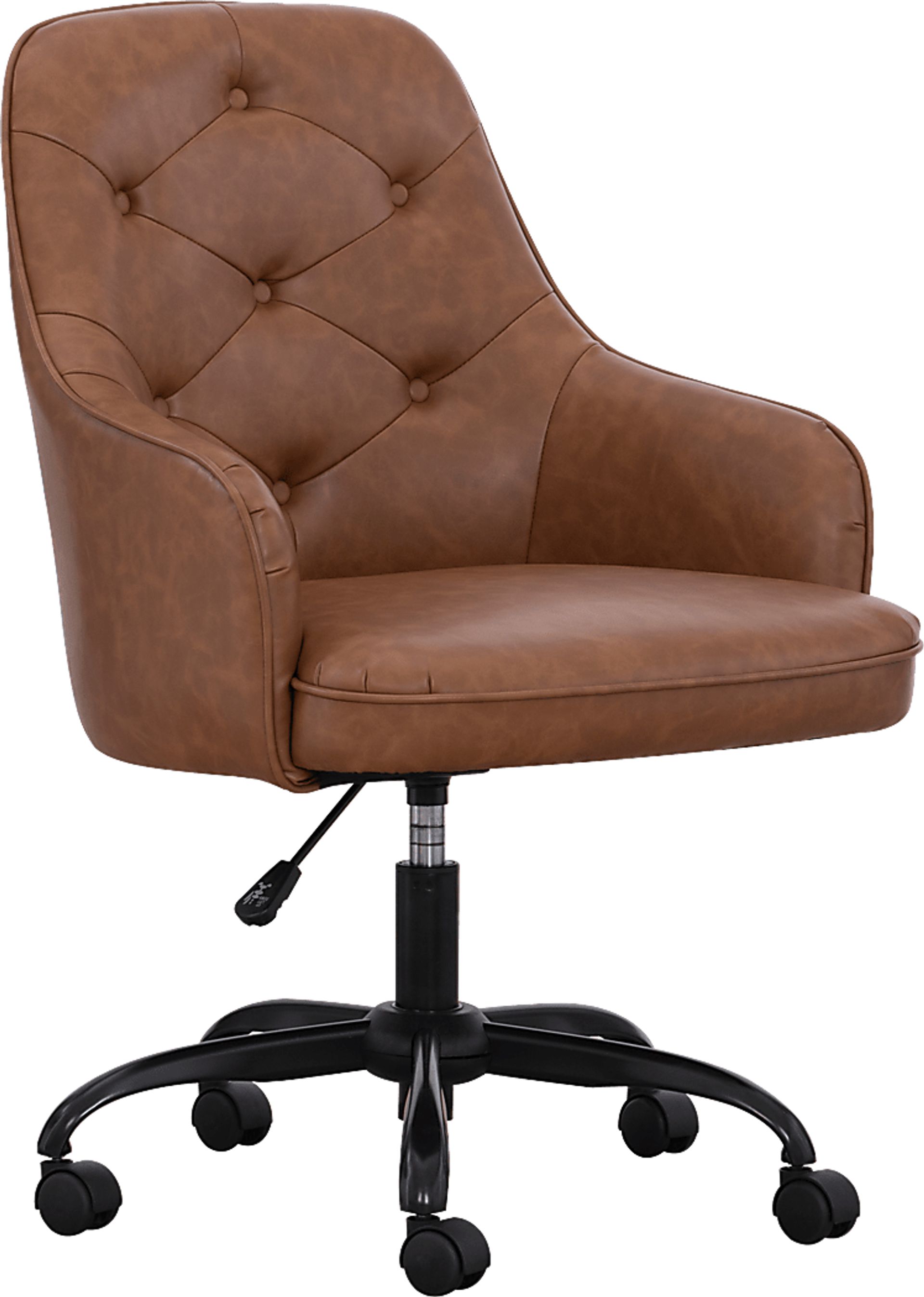 Brinamwood Cognac Office Chair - Image 1