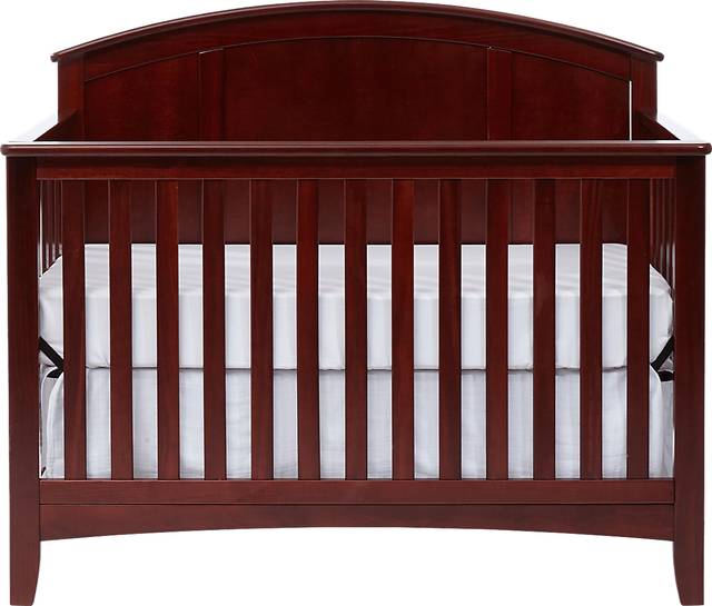 Brindley Brown Cherry Convertible Crib - Thumbnail - Image 2