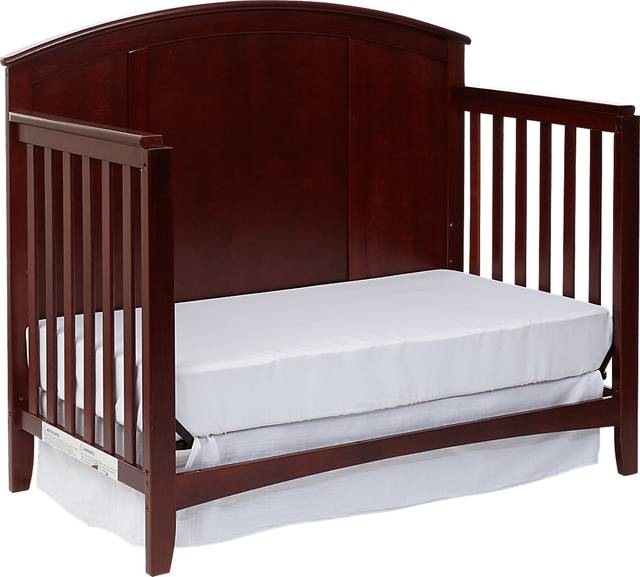 Brindley Brown Cherry Convertible Crib - Thumbnail - Image 4