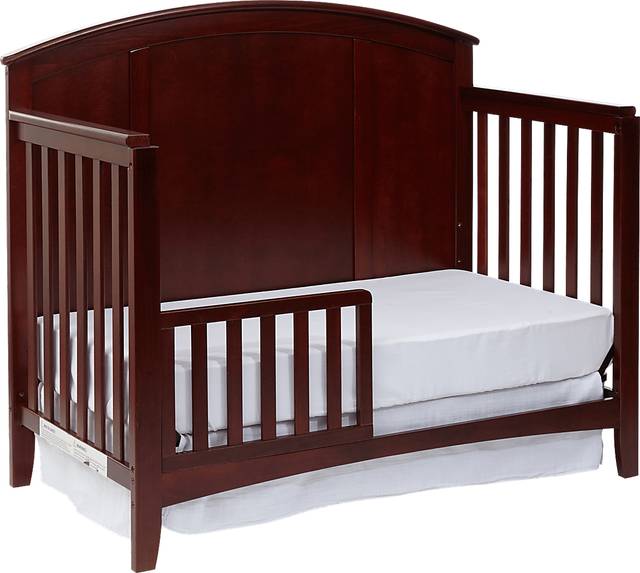 Brindley Brown Cherry Convertible Crib - Thumbnail - Image 6