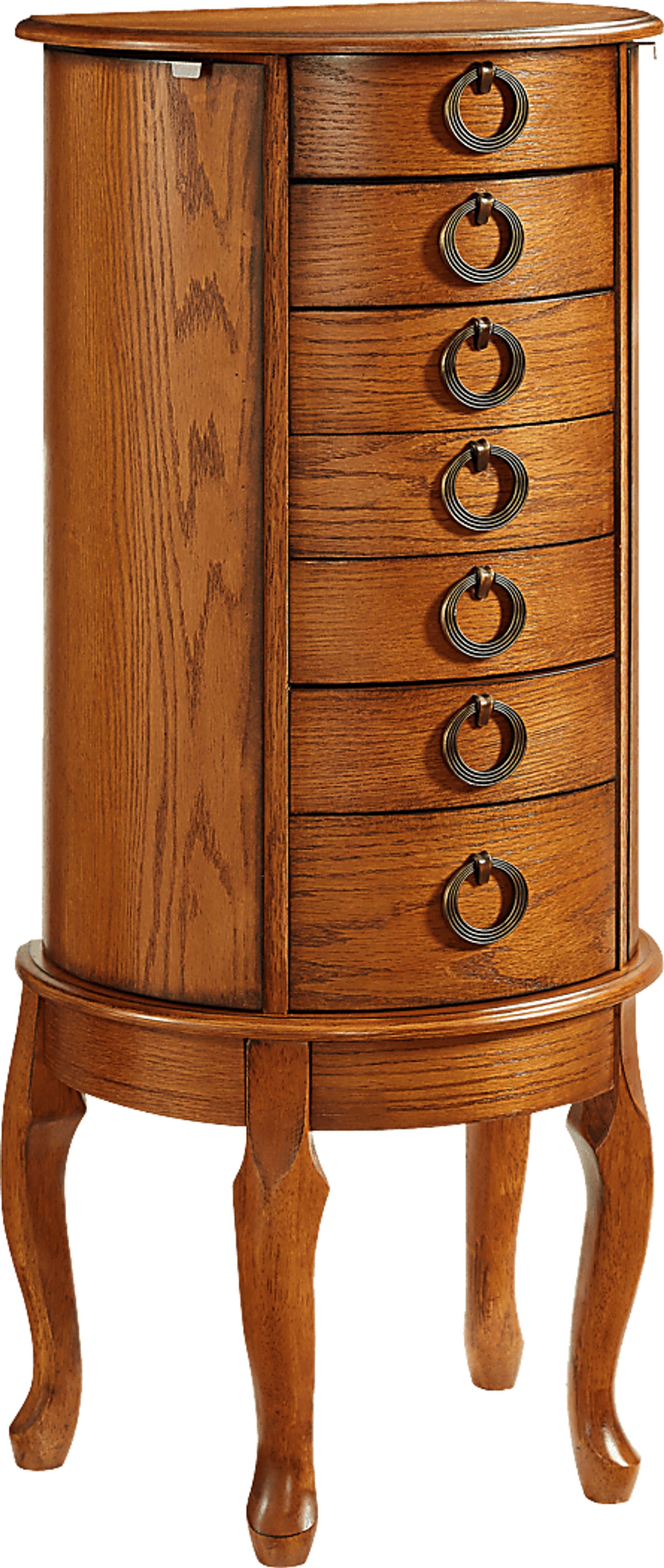 Brinegar Brown Jewelry Armoire - Image 1
