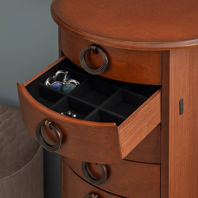 Brinegar Cherry Jewelry Armoire - Thumbnail - Image 13