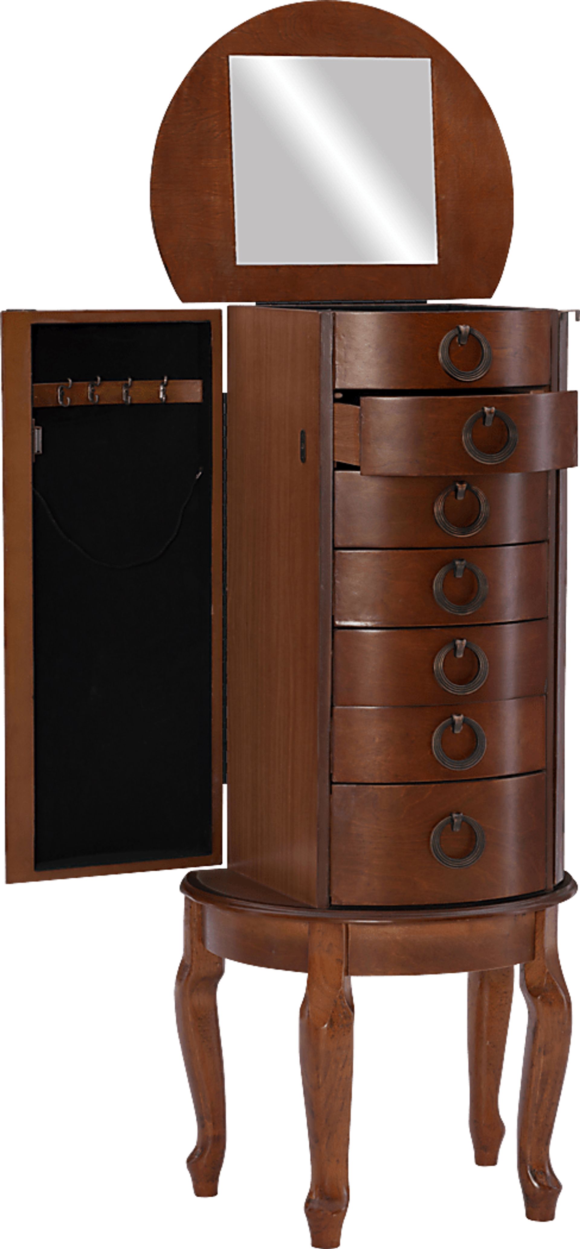Brinegar Cherry Jewelry Armoire - Image 9