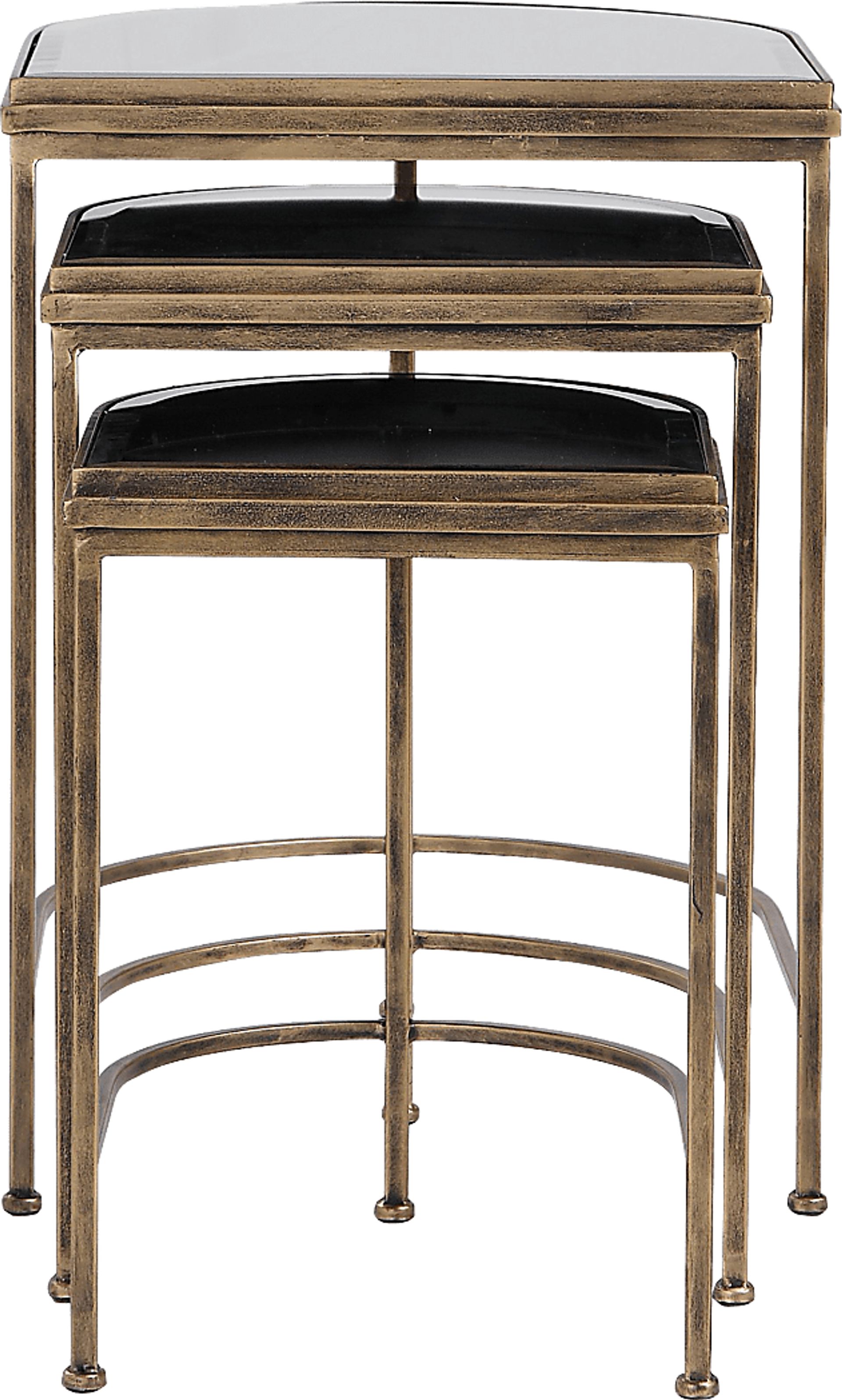 Brineton Gold Nesting Table, Set of 3 - Image 3
