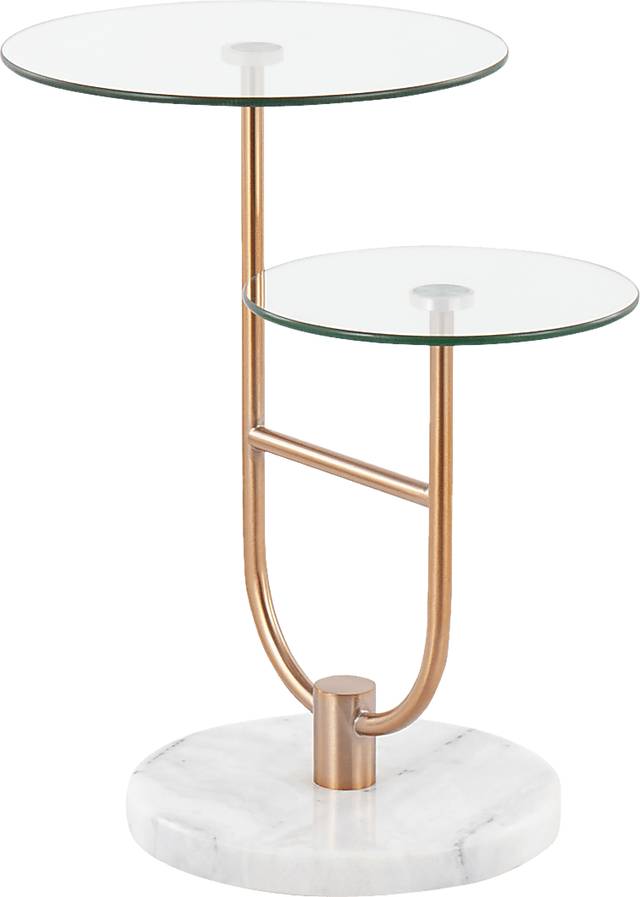 Bringhurst White Accent Table - Thumbnail - Image 1