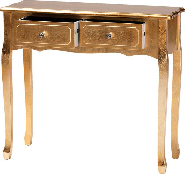 Brinkhoff I Gold Sofa Table - Thumbnail - Image 4