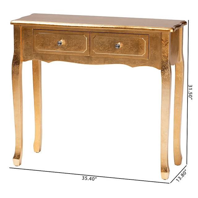 Brinkhoff I Gold Sofa Table - Thumbnail - Image 10
