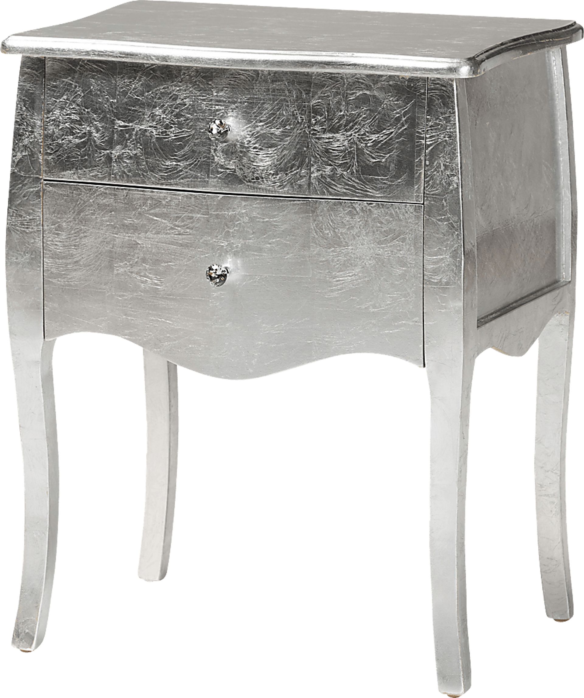 Brinkhoff II Silver Nightstand - Image 1