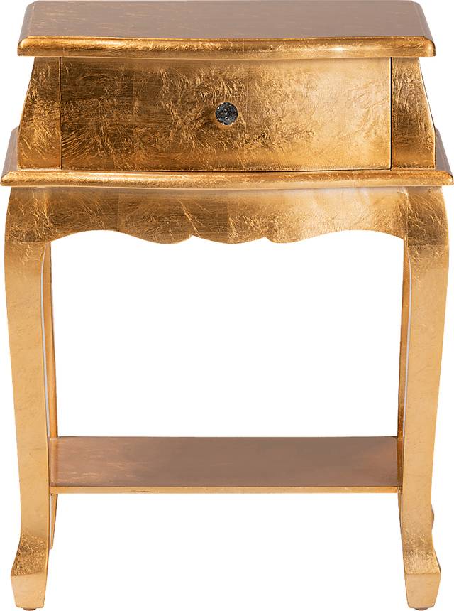 Brinkhoff III Gold Nightstand - Thumbnail - Image 3