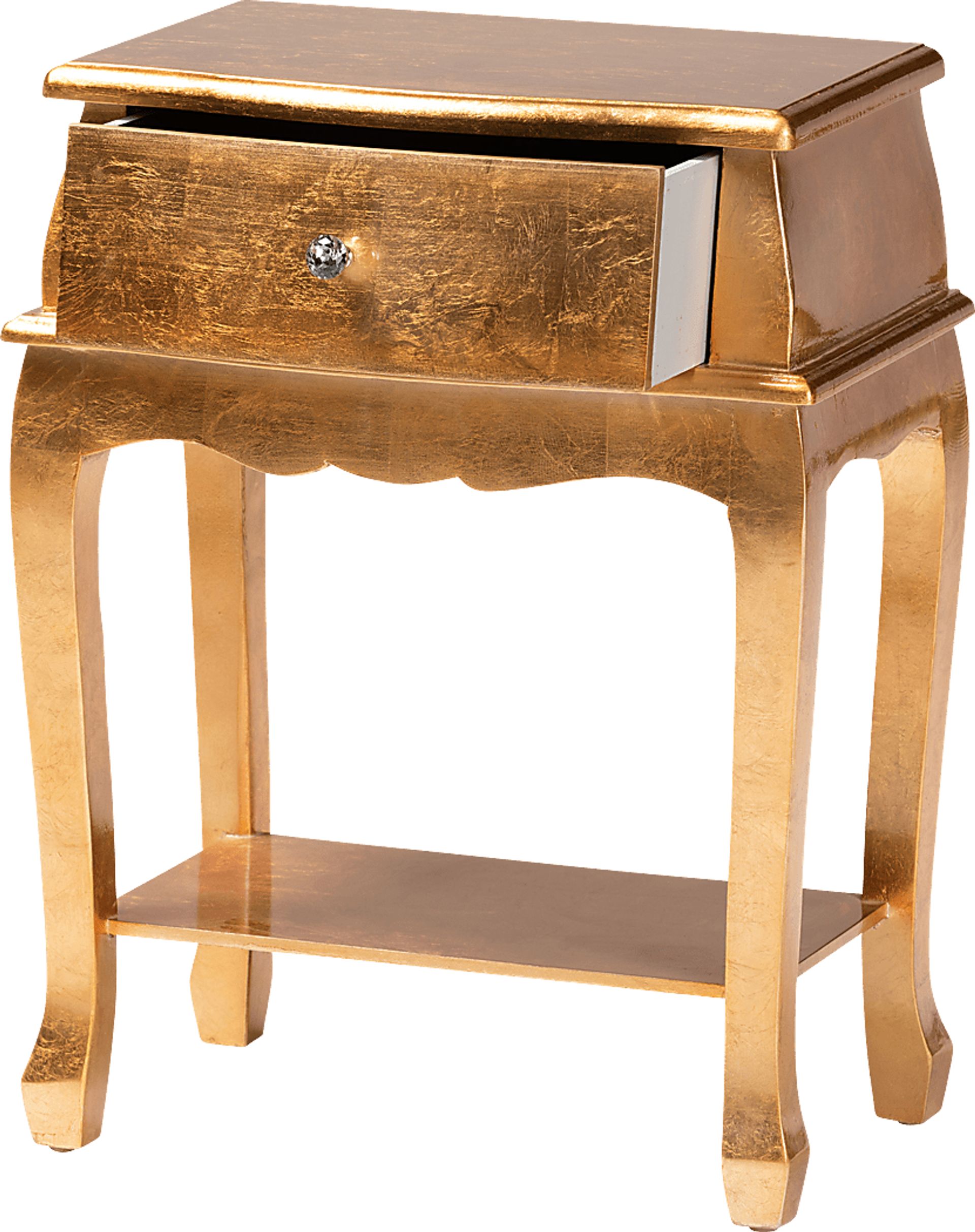 Brinkhoff III Gold Nightstand - Image 4