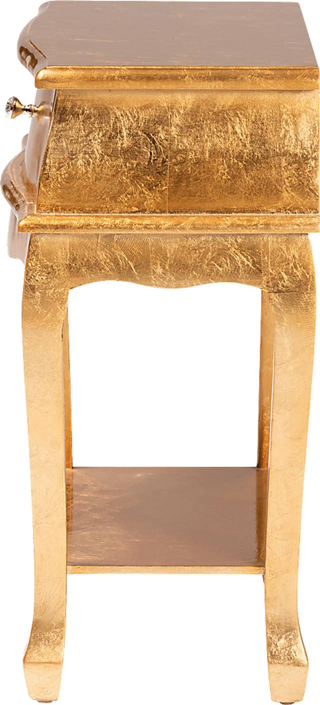 Brinkhoff III Gold Nightstand - Thumbnail - Image 5