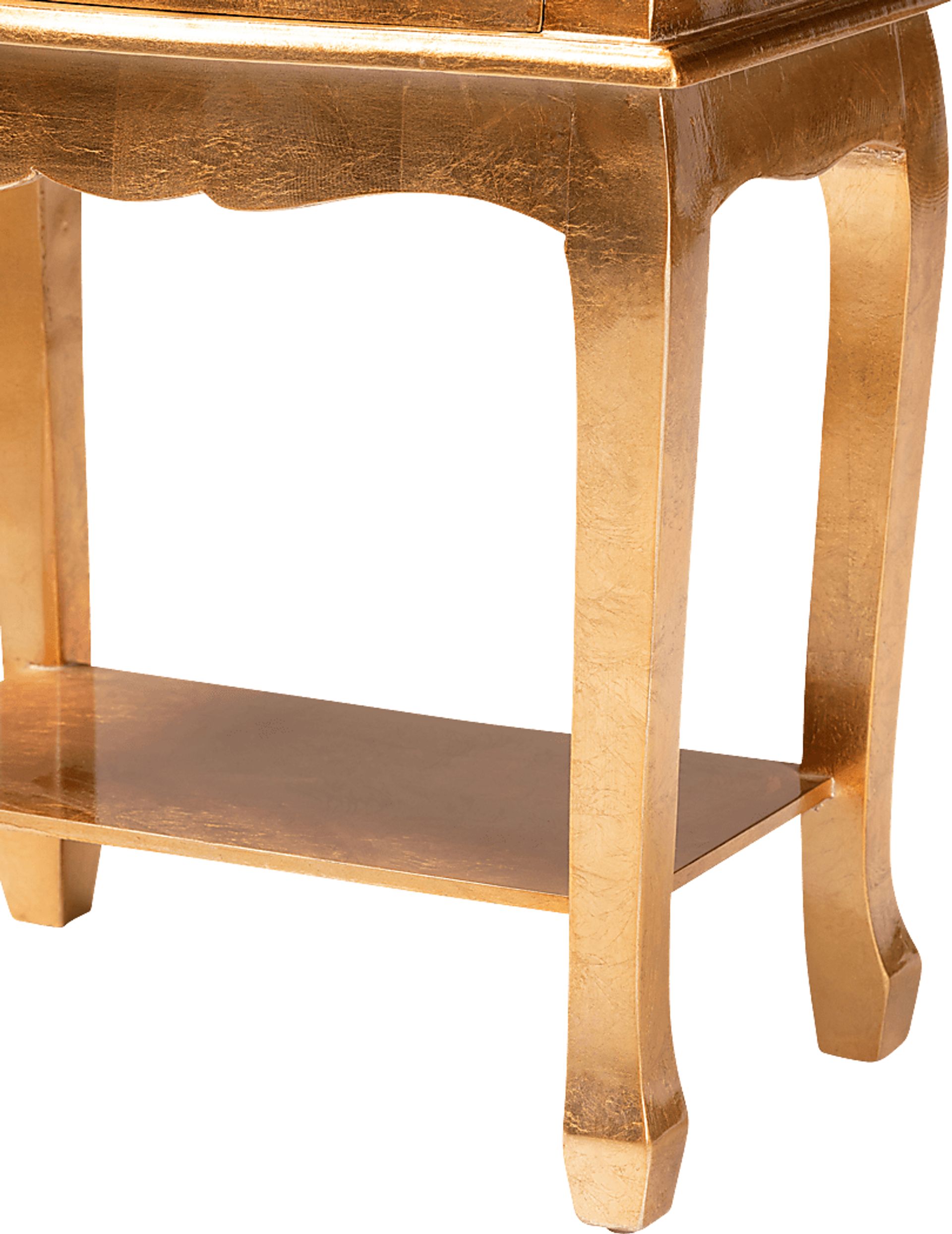 Brinkhoff III Gold Nightstand - Image 7