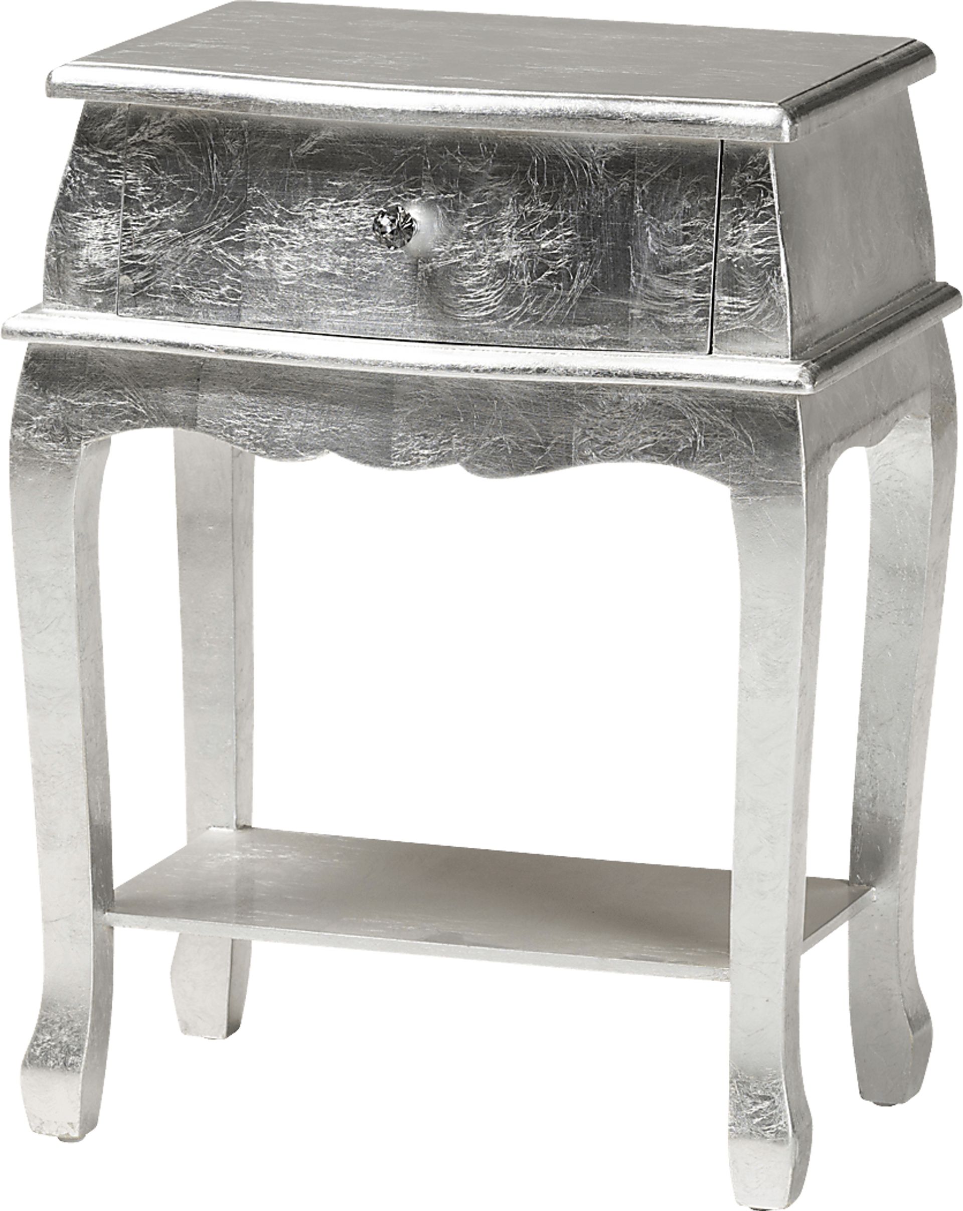 Brinkhoff III Silver Nightstand - Image 1