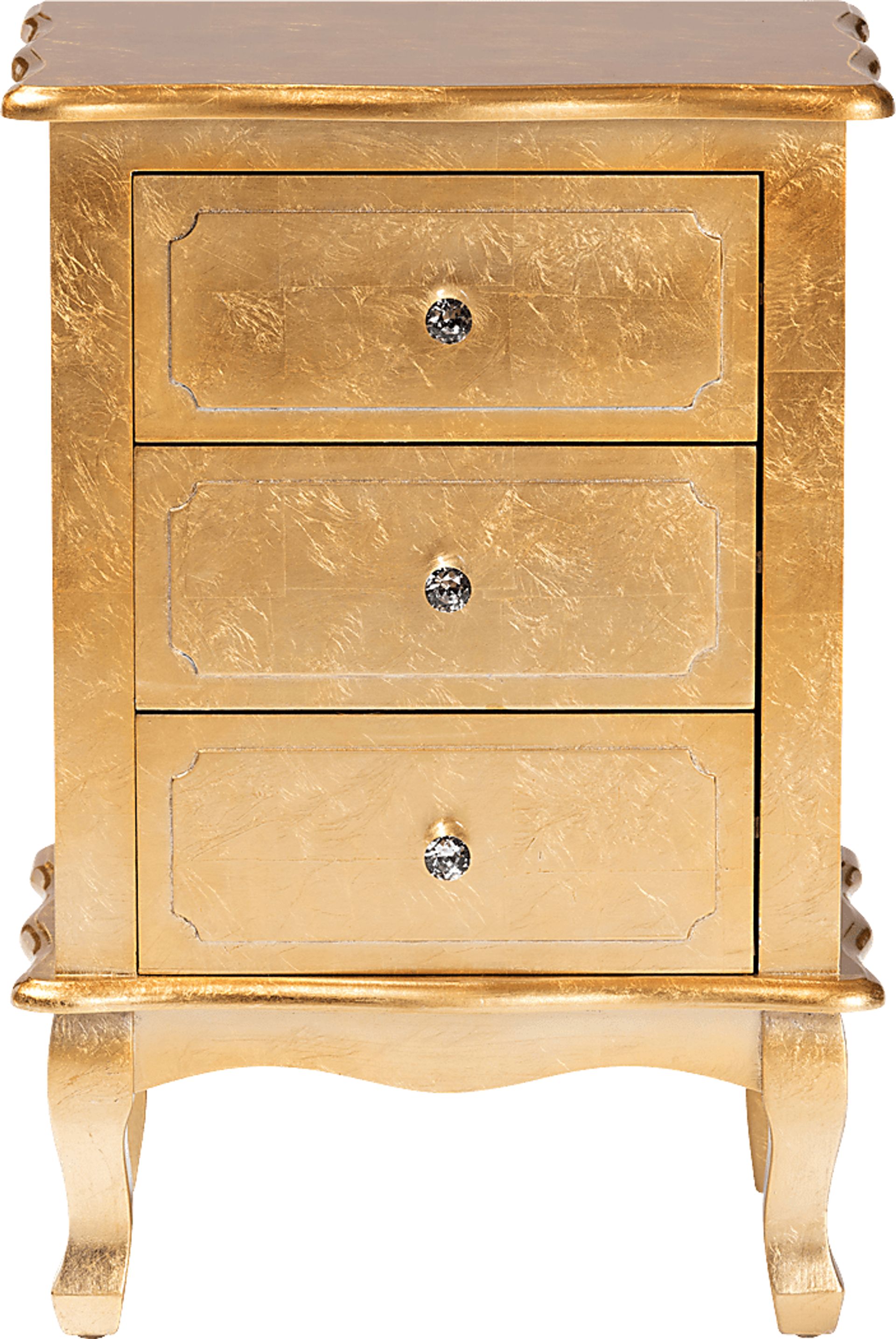 Brinkhoff IV Gold Nightstand - Image 3
