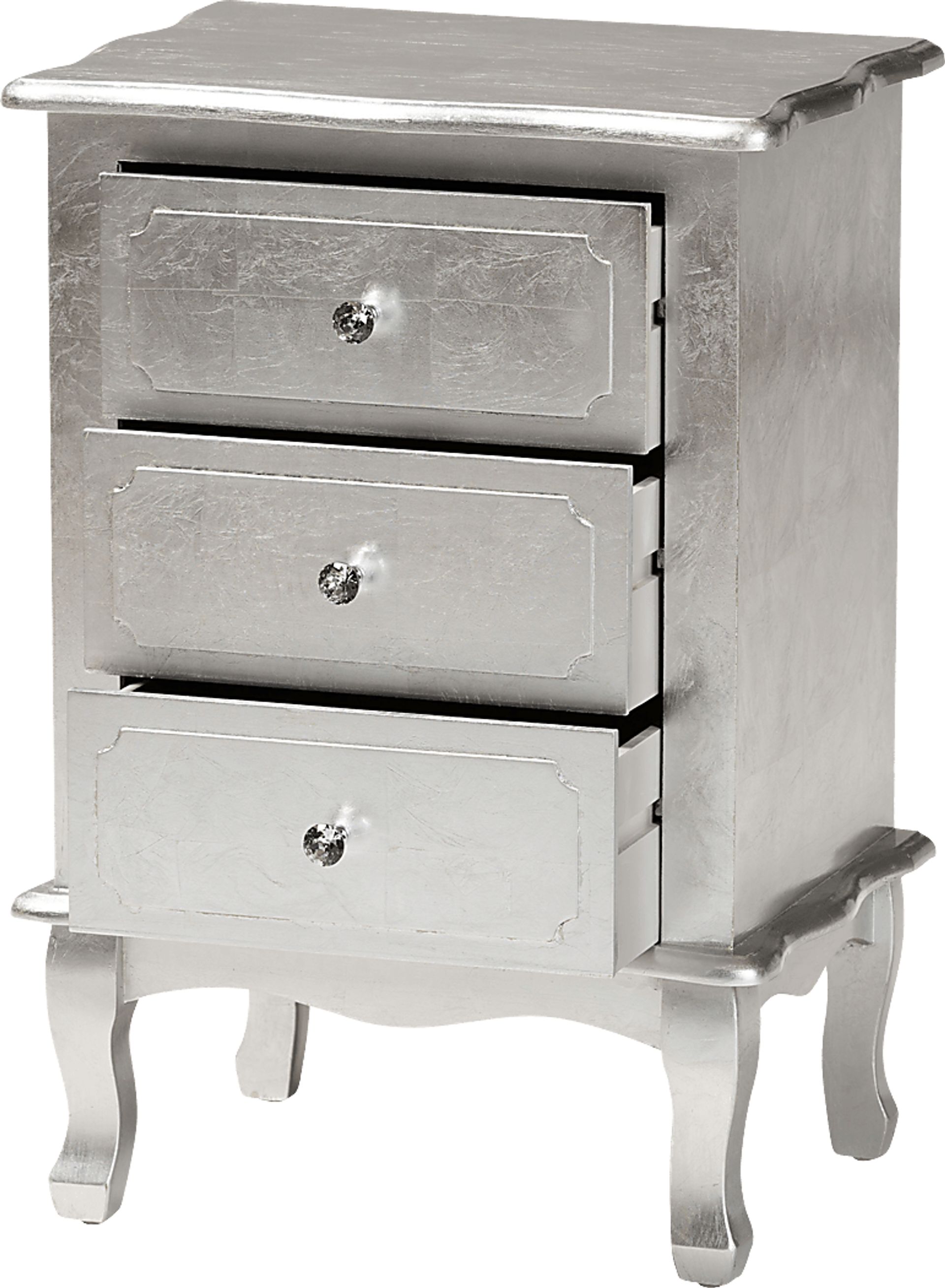 Brinkhoff IV Silver Nightstand - Image 4