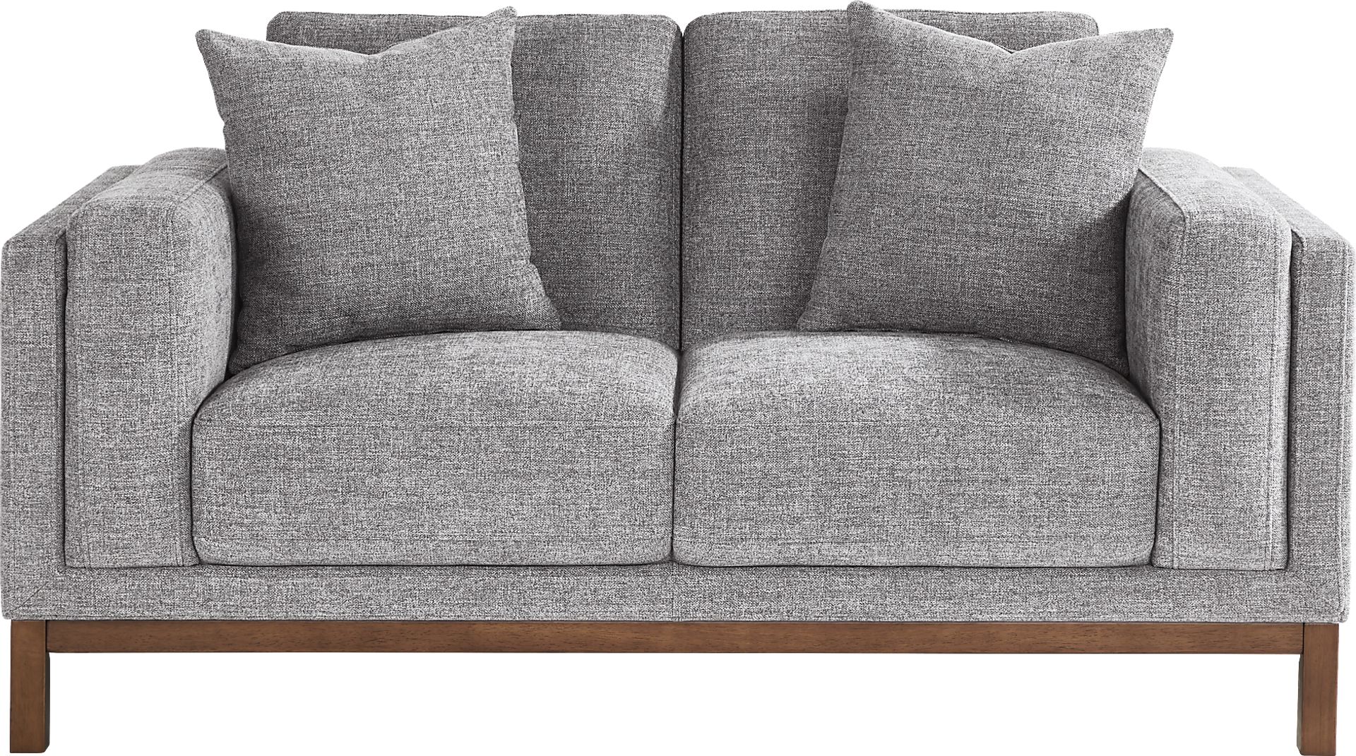 Brinkley Pewter Loveseat - Image 1