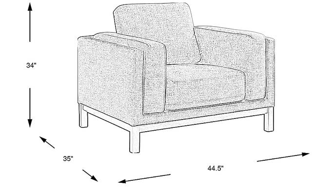 Dimension Image. Please refer to the Dimension Tab on this page for dimension details.