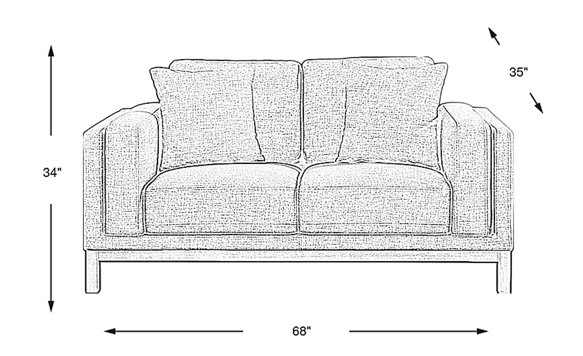 Dimension Image. Please refer to the Dimension Tab on this page for dimension details.
