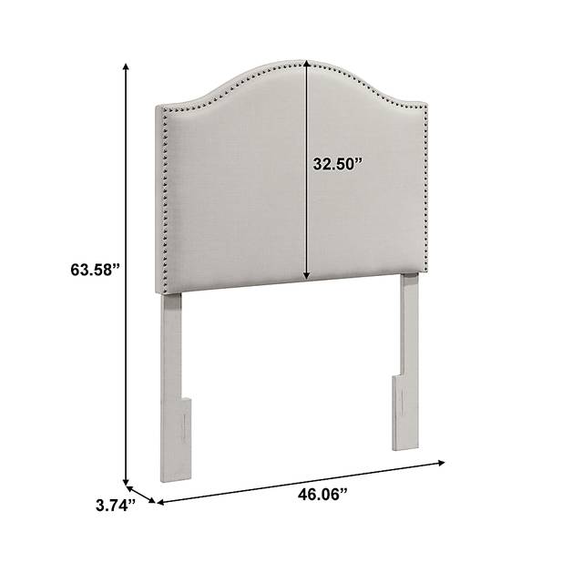 Brinkworth Cream Twin Headboard - Thumbnail - Image 8