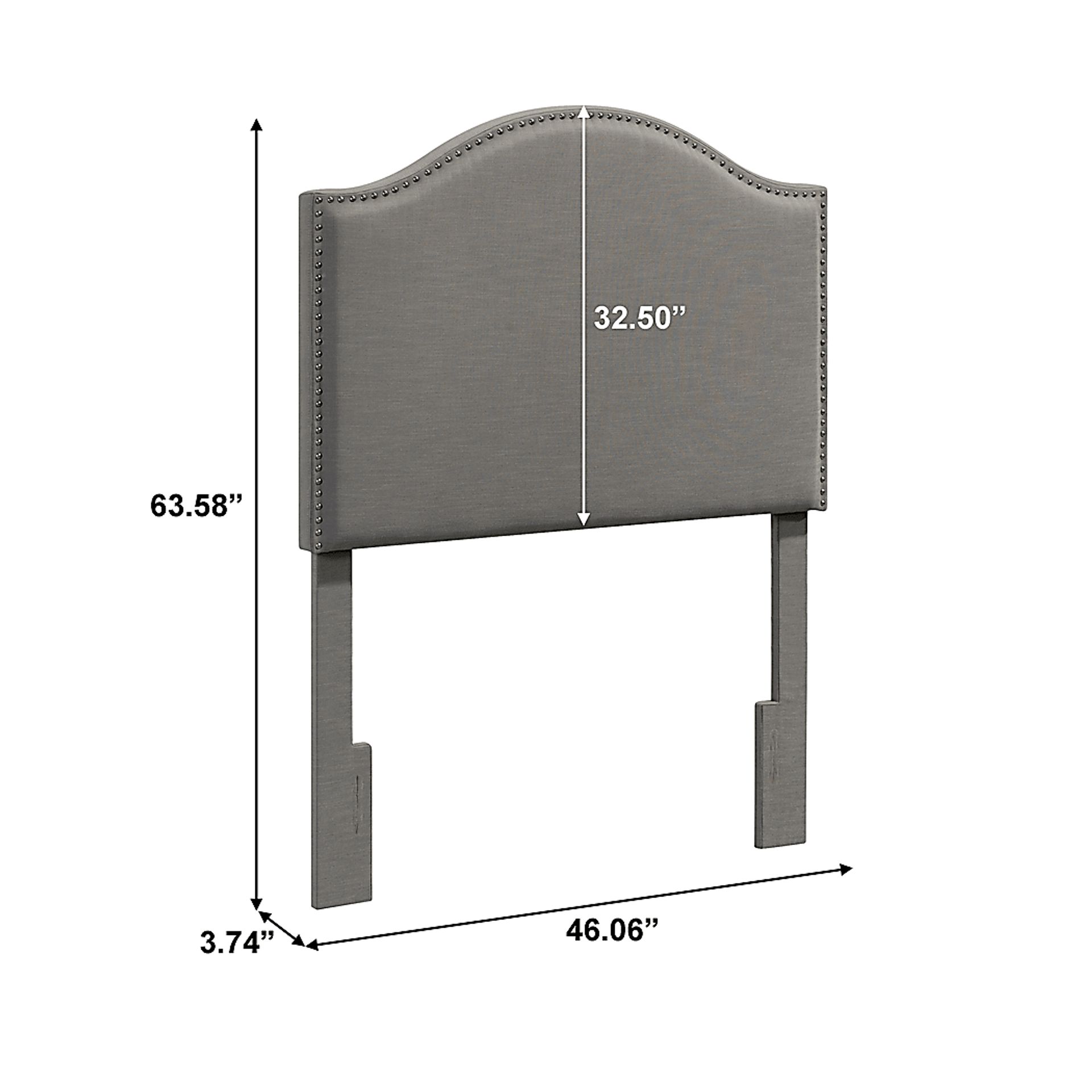 Brinkworth Gray Twin Headboard - Image 8