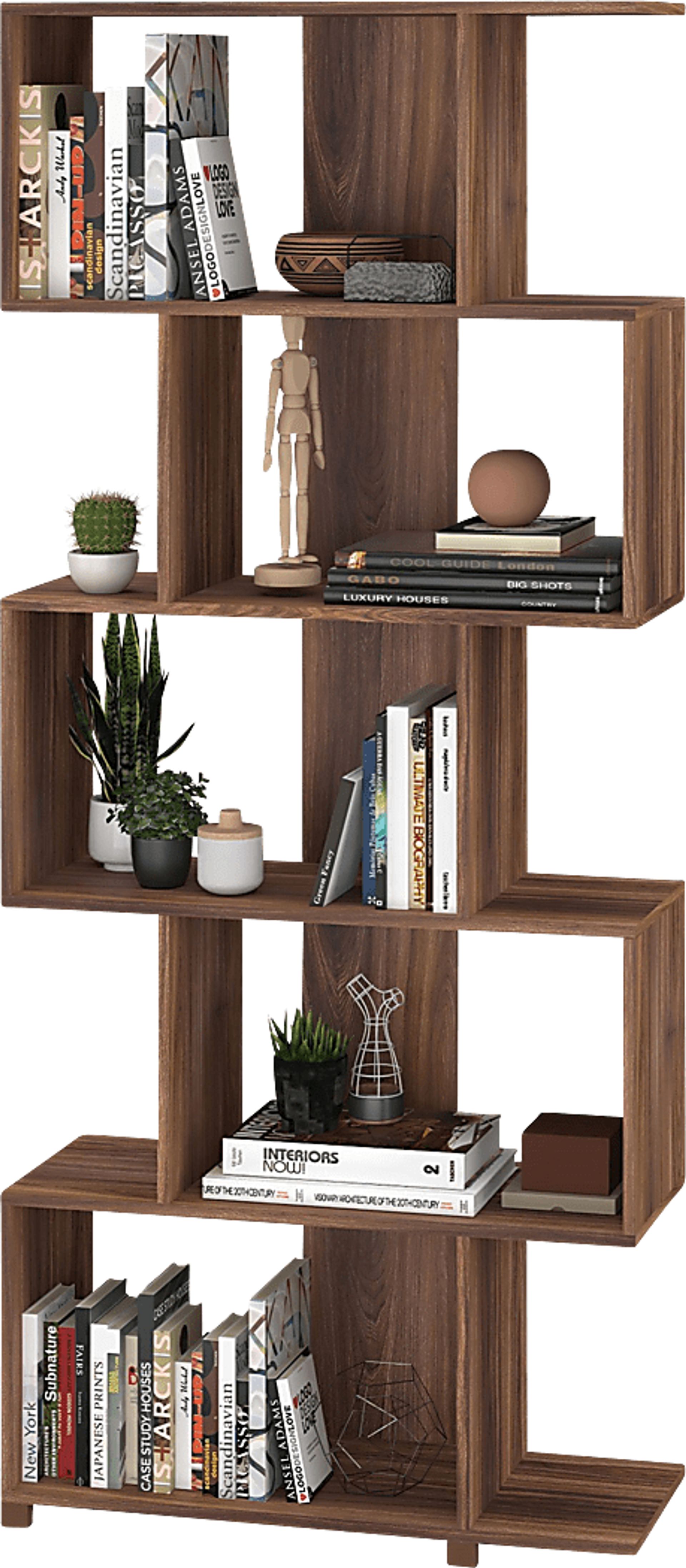 Brinlee Brown Bookcase - Image 3