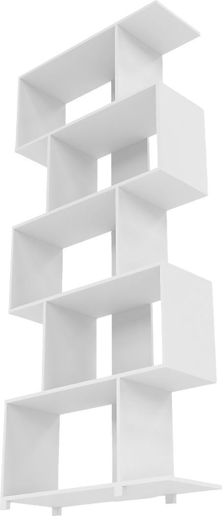 Brinlee White Bookcase - Thumbnail 3
