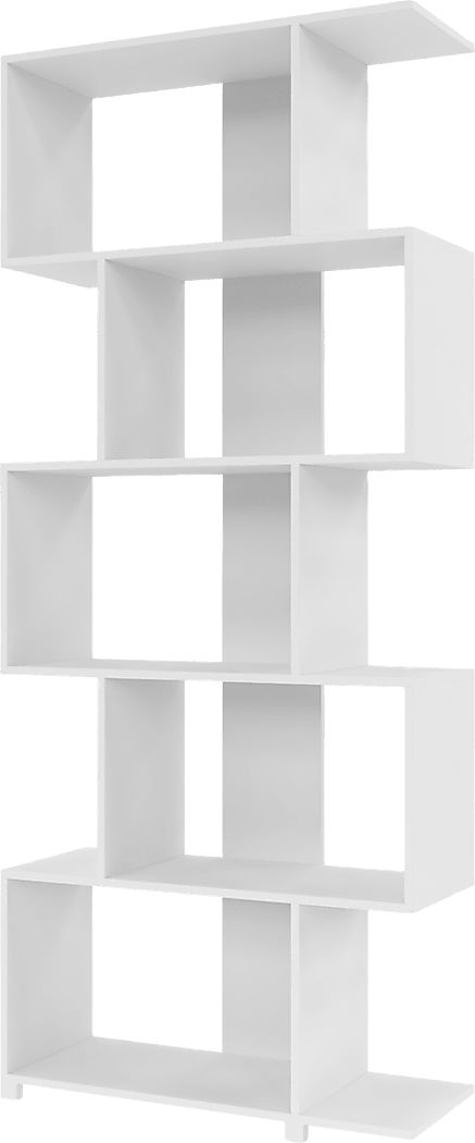 Brinlee White Bookcase