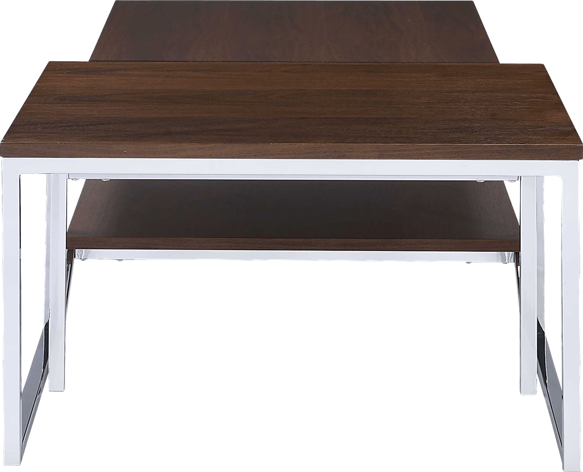 Brinley Walnut Nesting Cocktail Table (Set of 2) - Image 6