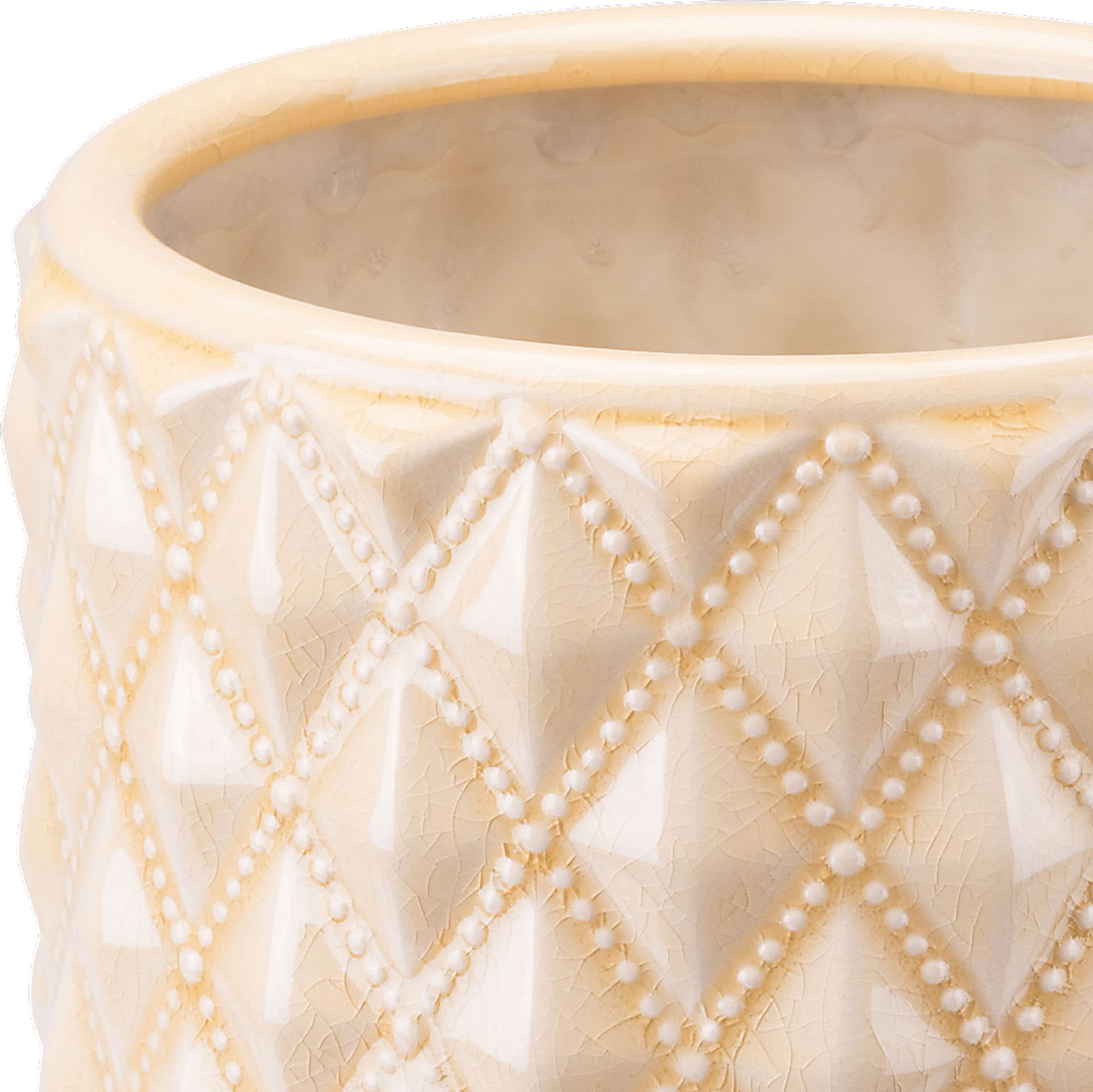 Briony Cream Large Outdoor Planter - Image 2