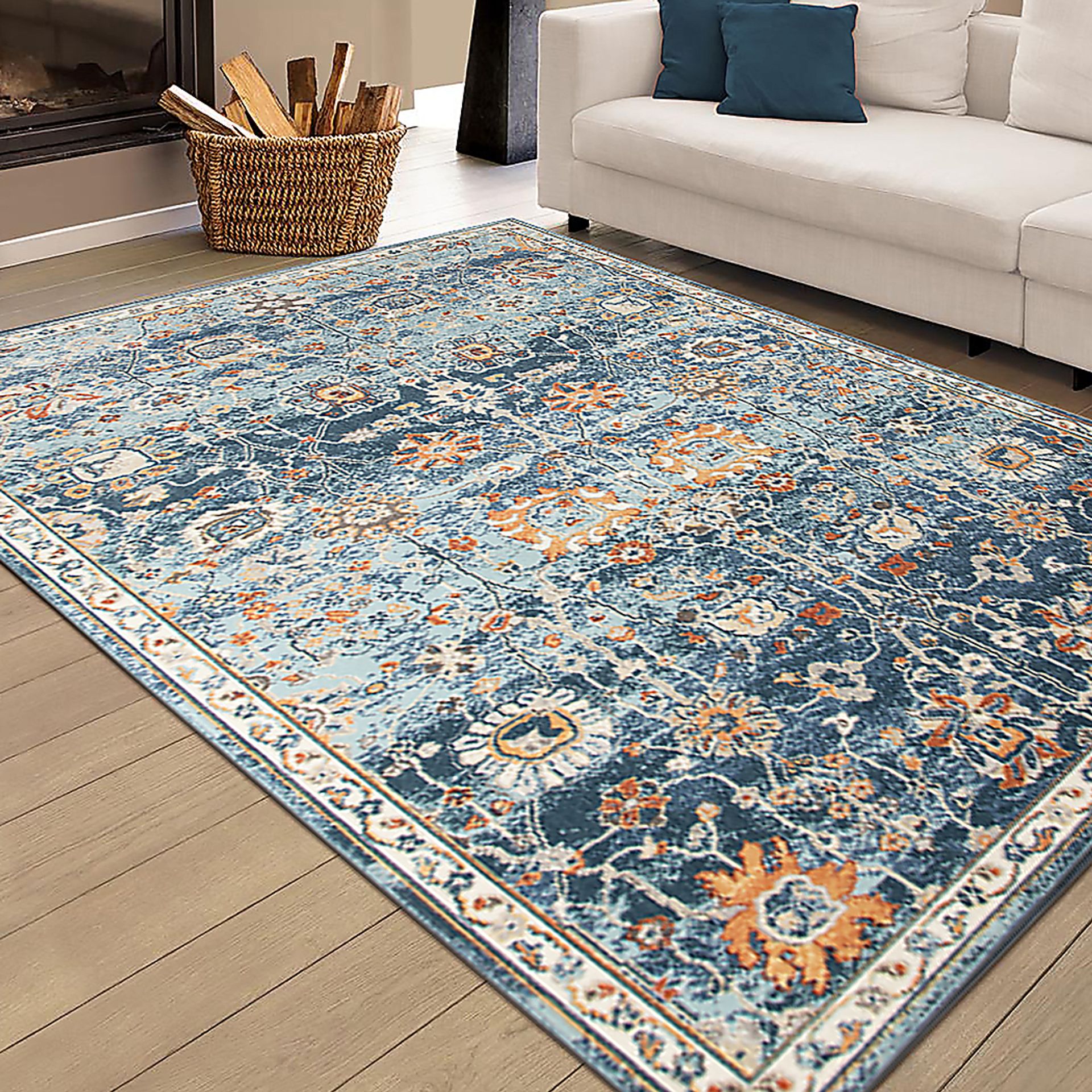 Brisaggo Blue 7'9 x 9'9 Rug - Image 2