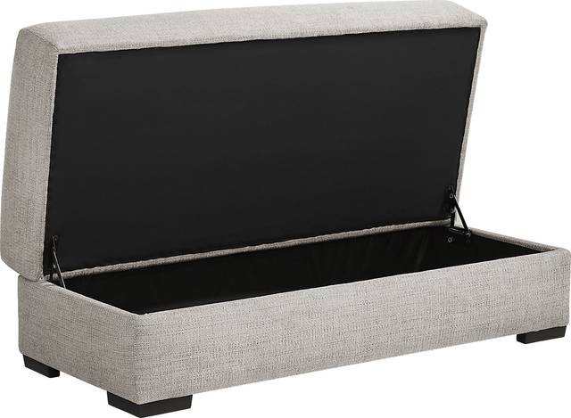 Brisbane Beige Storage Ottoman - Thumbnail - Image 3