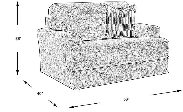 Dimension Image. Please refer to the Dimension Tab on this page for dimension details.