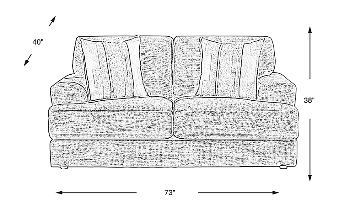Brisbane Stationary Loveseat