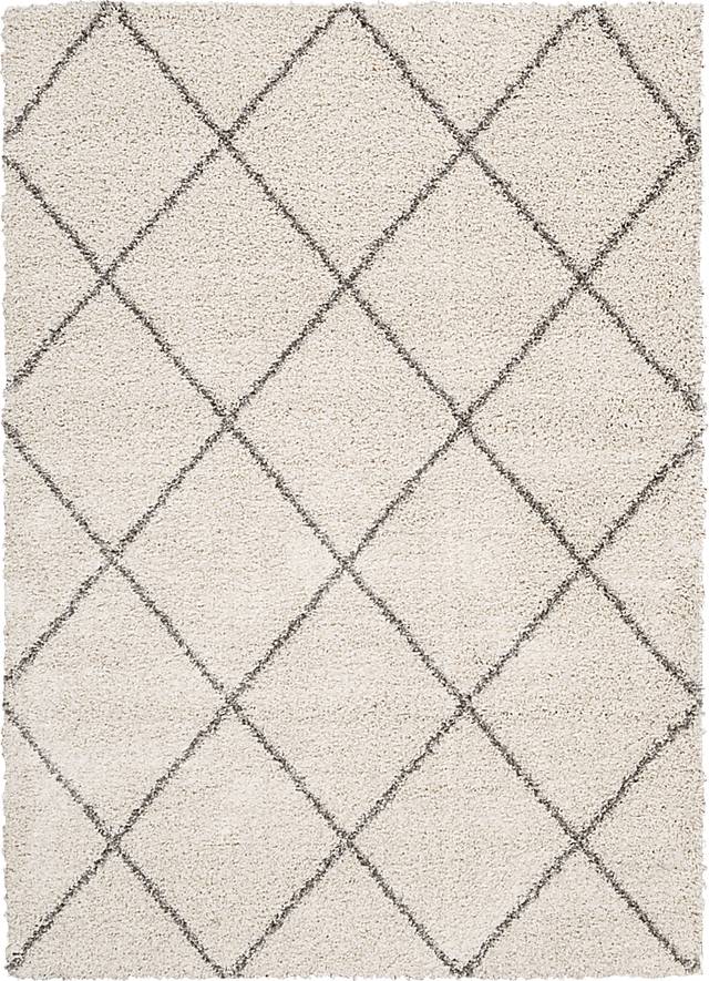 Brisbane Ivory Gray 5' x 7' Rug - Thumbnail - Image 1