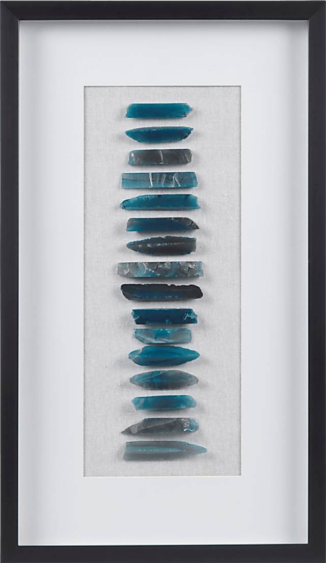 Brisco Blue Wall Decor - Thumbnail - Image 1