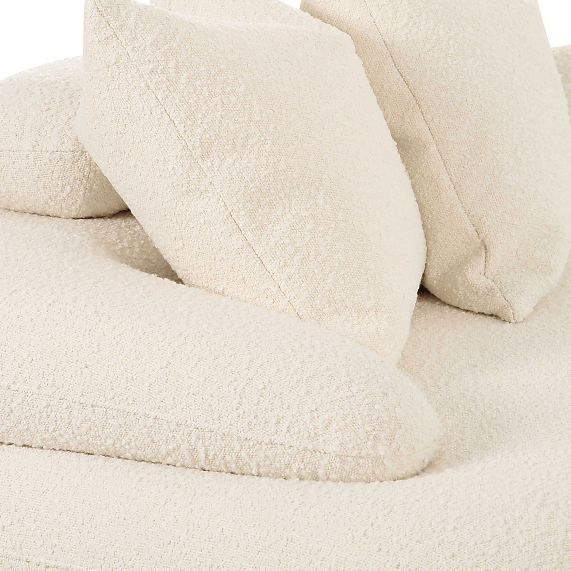 Briscoey Cream 3 Pc Sectional - Image 4