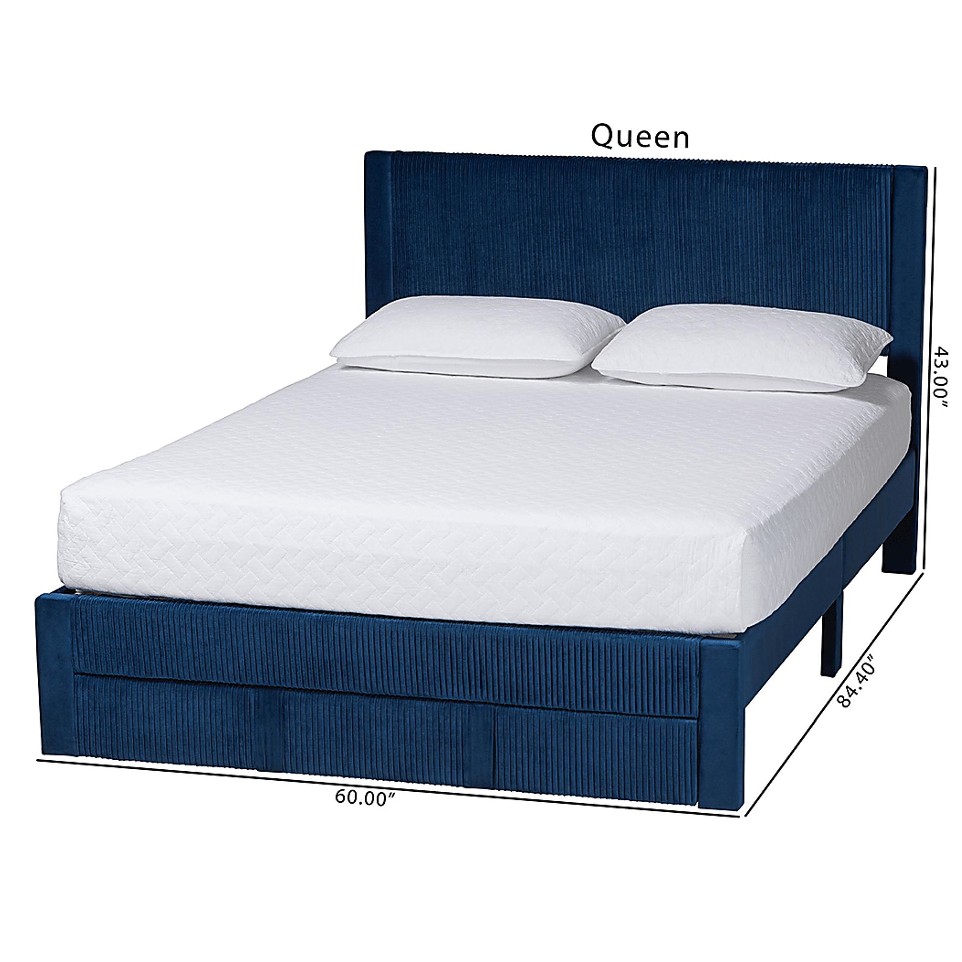 Briscon Navy Queen Bed - Image 4