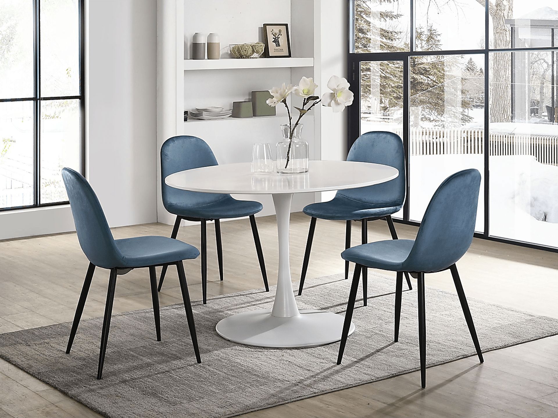 Briscoo White Dining Table - Image 2