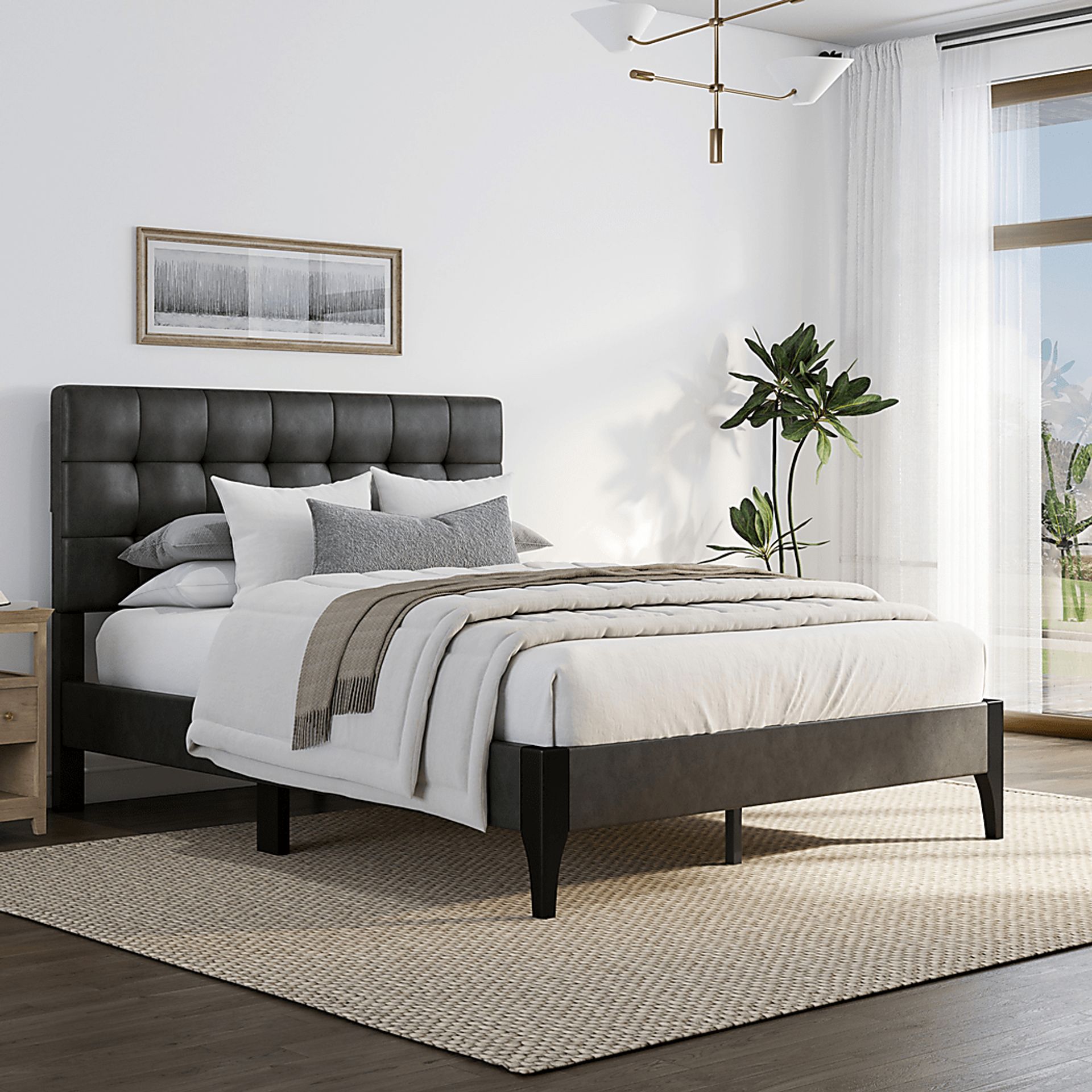 Brisea Gray Queen Bed - Image 2