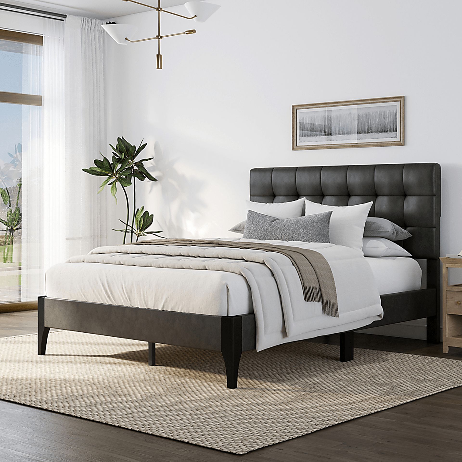 Brisea Gray Queen Bed - Image 4