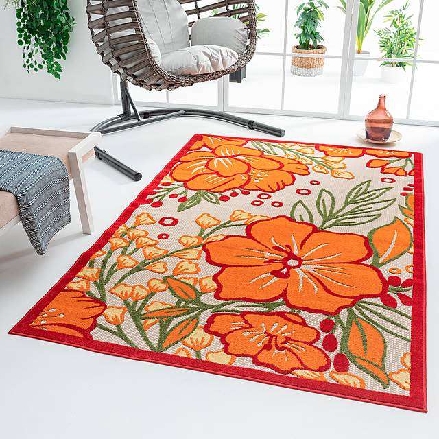 Brisside Gray/Multi 5' x 8' Indoor/Outdoor Rug - Thumbnail - Image 3