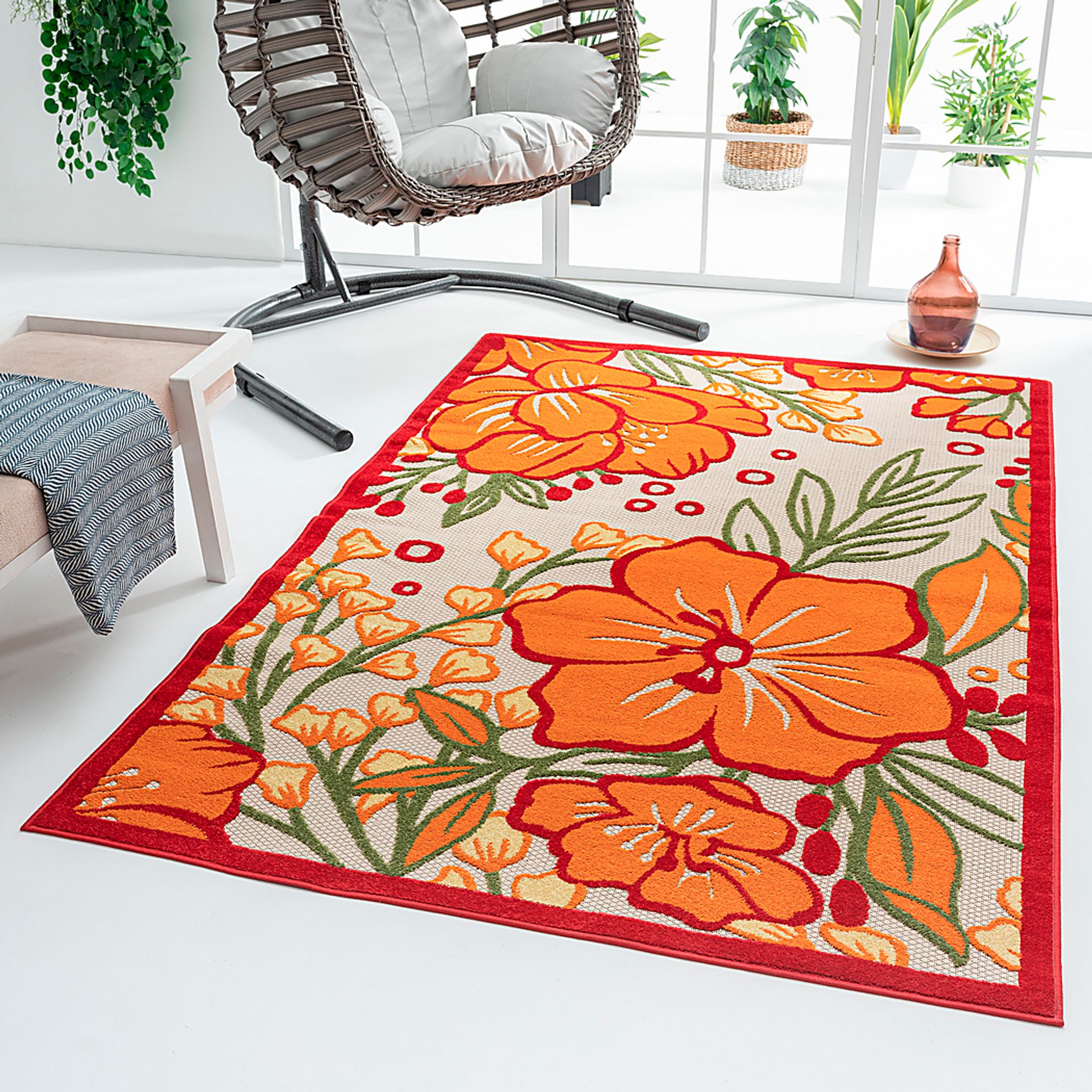 Brisside Gray/Multi 5' x 8' Indoor/Outdoor Rug - Image 3